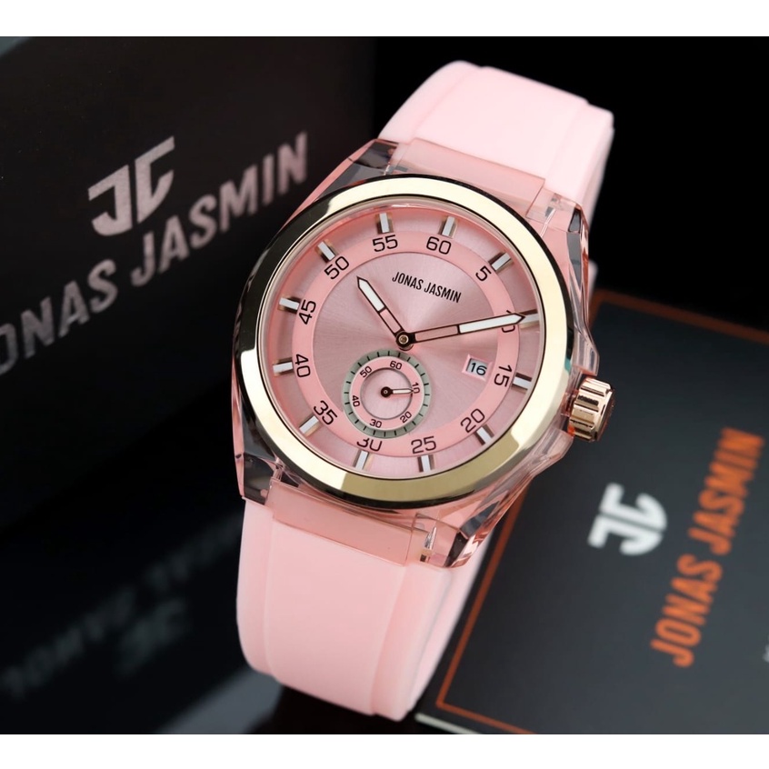 [BISA COD] Jam tangan wanita Strap karet fashion FREE BATRAI