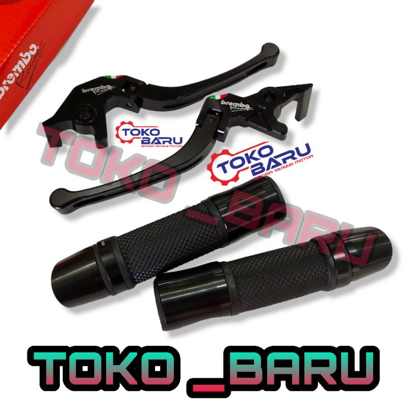 HANDLE REM LIPAT PCX 150 PCX 160 VARIO 160 ABS ADV 150 PLUS HANDGRIP MODEL RIZOMA CNC BLACK