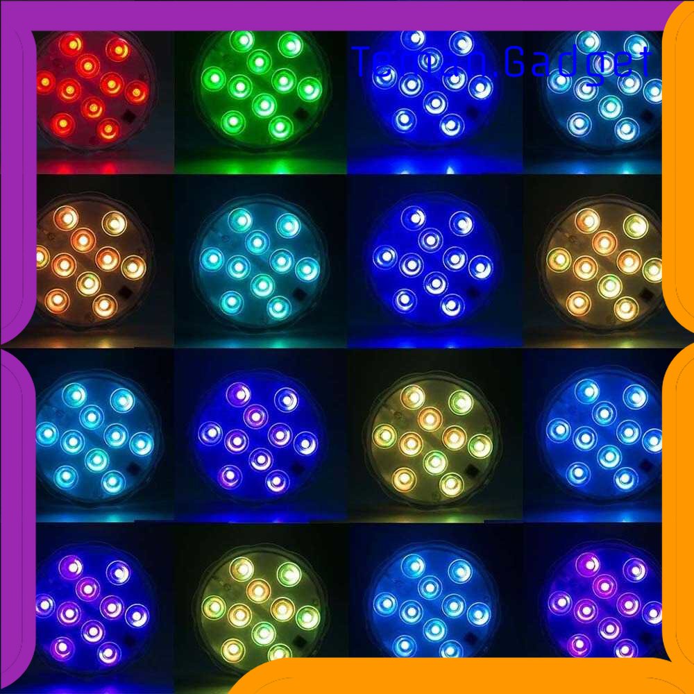 TG-LMP Sxzm Lampu LED RGB Waterproof Submersible 7.5W 10 LED 4 PCS - XY635