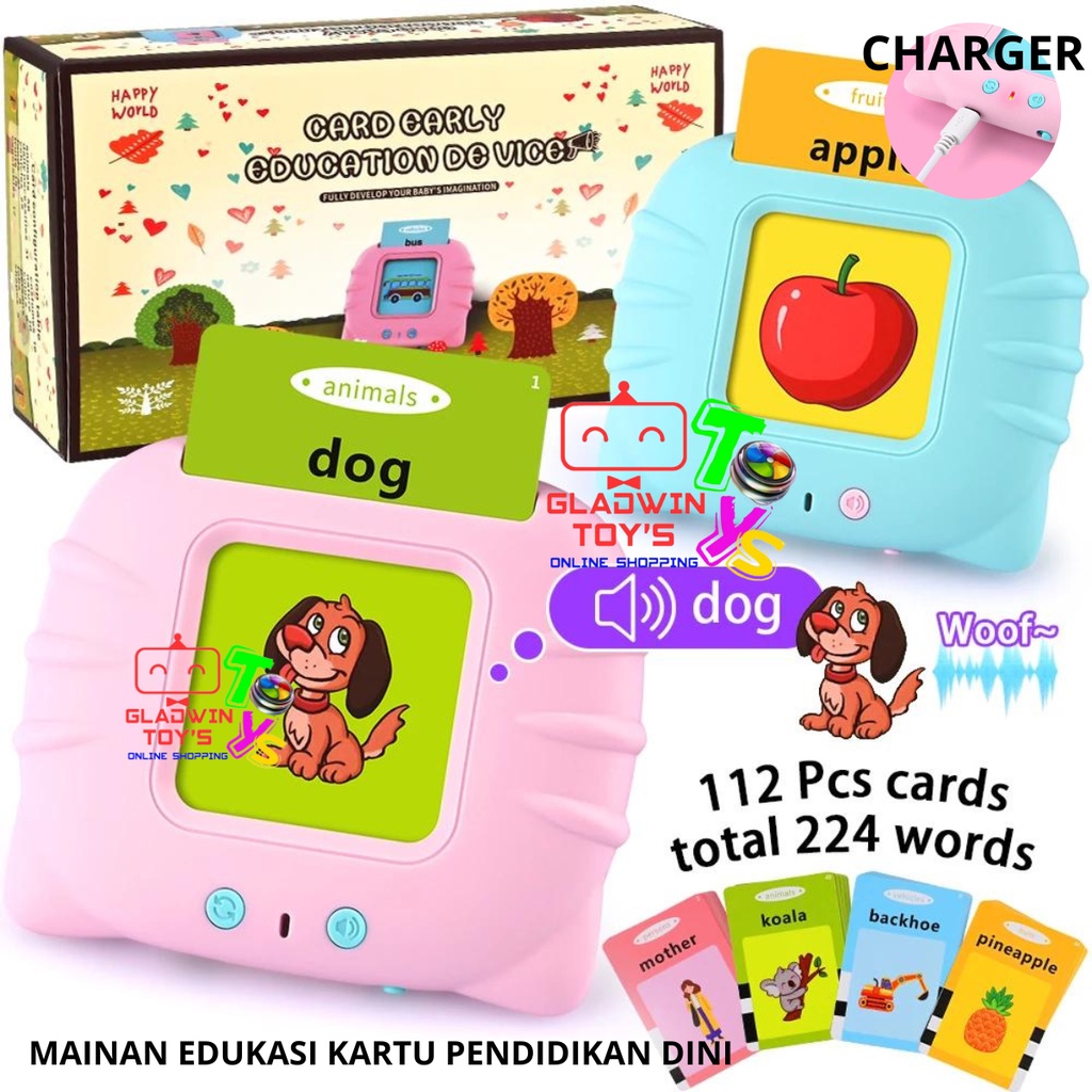 EARLY CARD KARTU EDUKASI PENDIDIKAN DINI DENGAN SUARA BAHASA INGGRIS BRO-1552 FLASH AD GAME