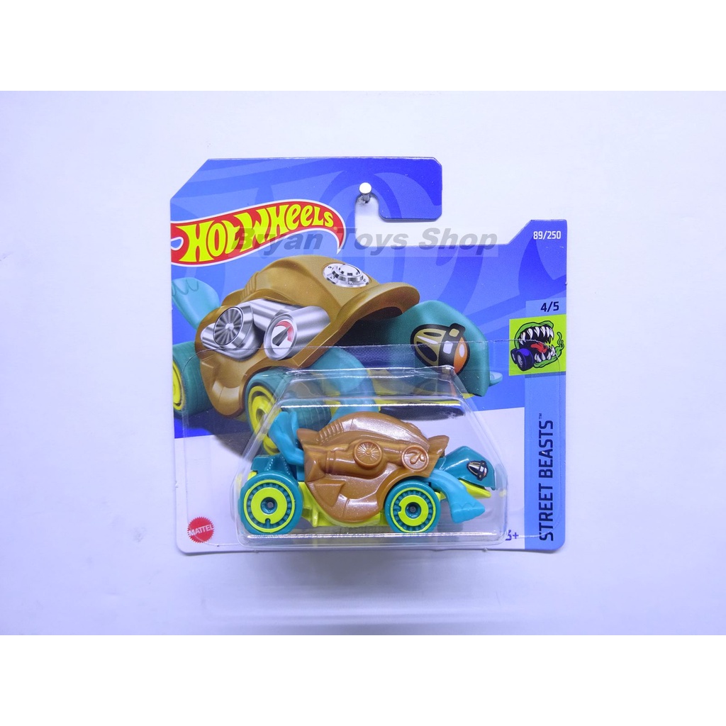 Hot Wheels Short Card SC Turtoshell Coklat Kaki Hijau