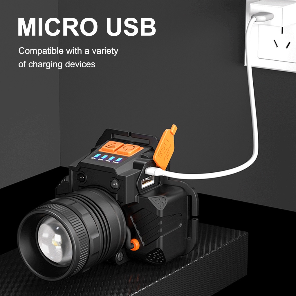 Lampu Depan Luar Yang Kuat, Lampu Depan Tahan Air Sensor Gerak/Senter Led Super Terang/led Senter Super Terang/Senter Kepala Led Glare T8 Zoom/lampu Senter Kepala Super Terang/LED Senter Super Terang/senter Kepala Super Terang/senter Super Terang