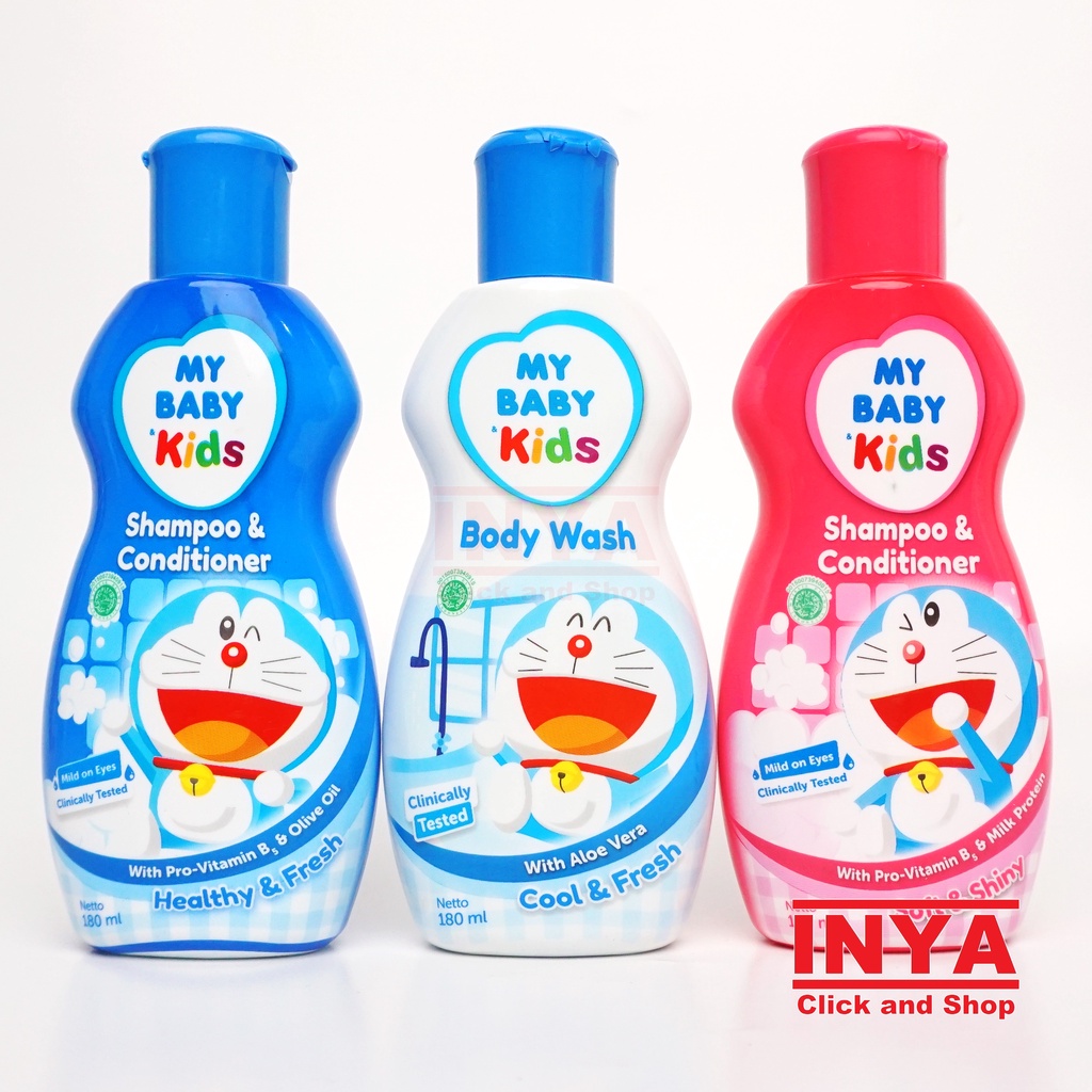 MY BABY KIDS BODY WASH ALOE VERA COOL &amp; FRESH 180ml - Sabun Bayi