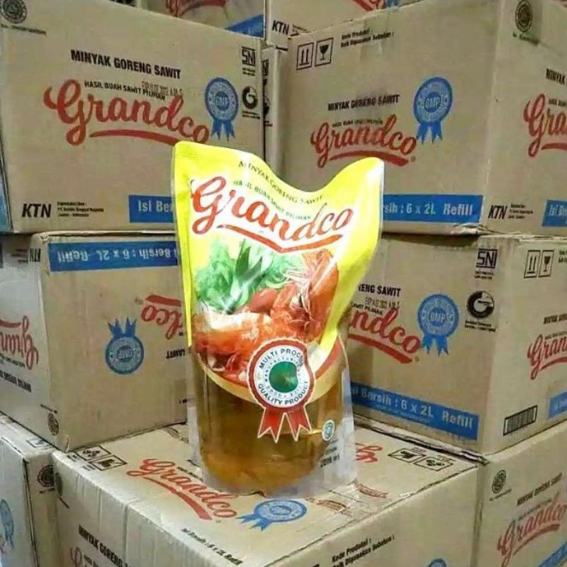 Jual Minyak Goreng Grandco Resto Liter Free Packing Exp Shopee Indonesia