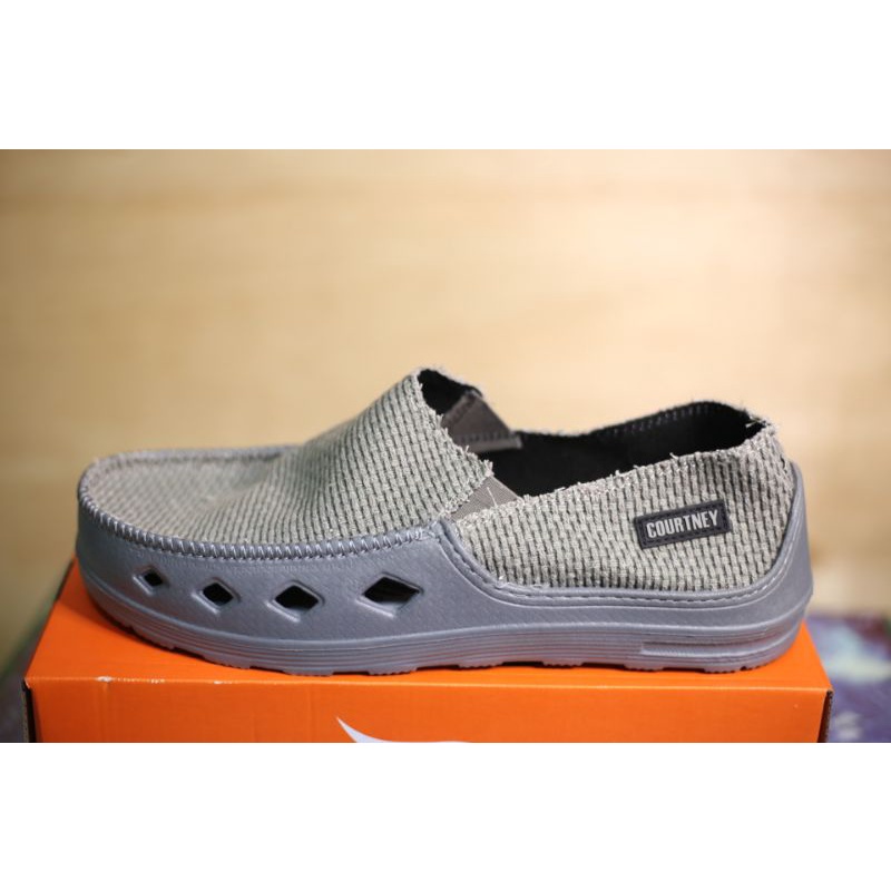Sepatu slip on pria Original  terbaru sepatu bahan karung rajut