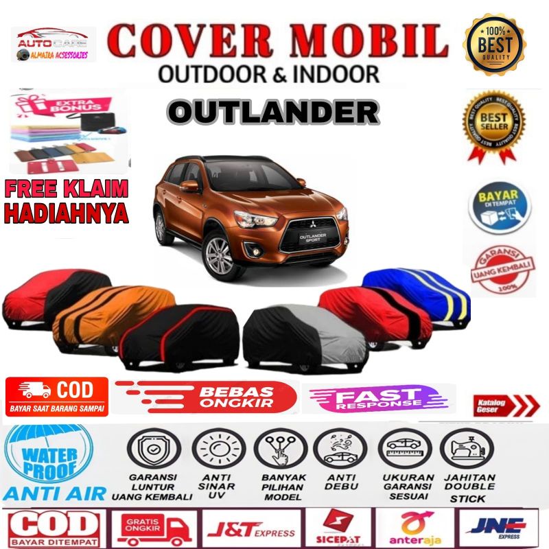 Cover Mobil / Selimut Mobil Mitsubishi OUTLANDER Sarung Mobil Anti Air/Debu 85%