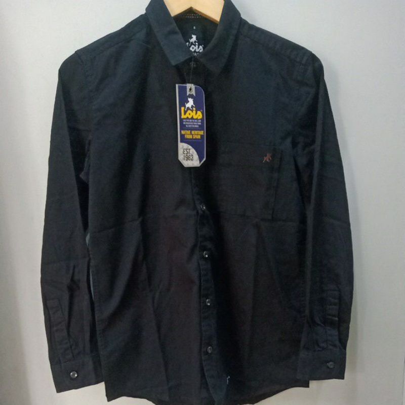 Kemeja Hitam Lois KLL354