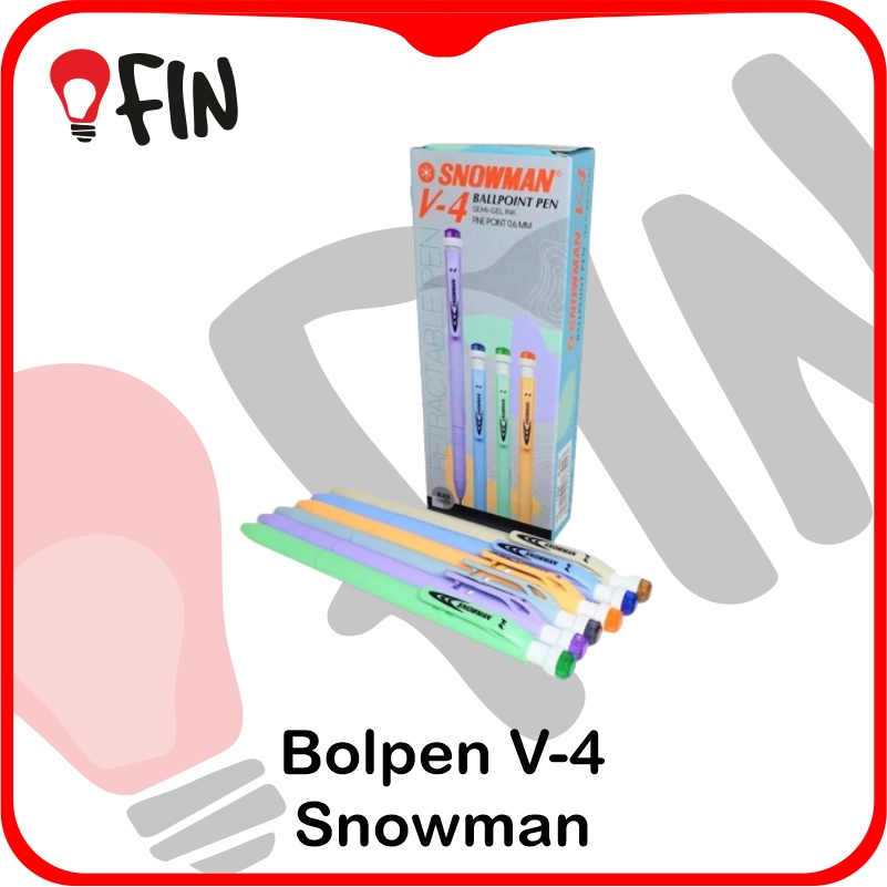 Bolpen V-4 Snowman