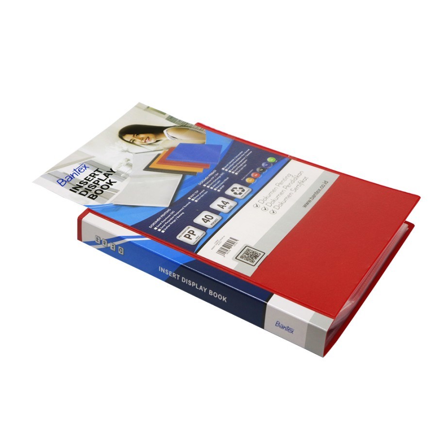 BANTEX DISPLAY BOOK / CLEAR HOLDER A4 40 SHEET 3145 (PCS)