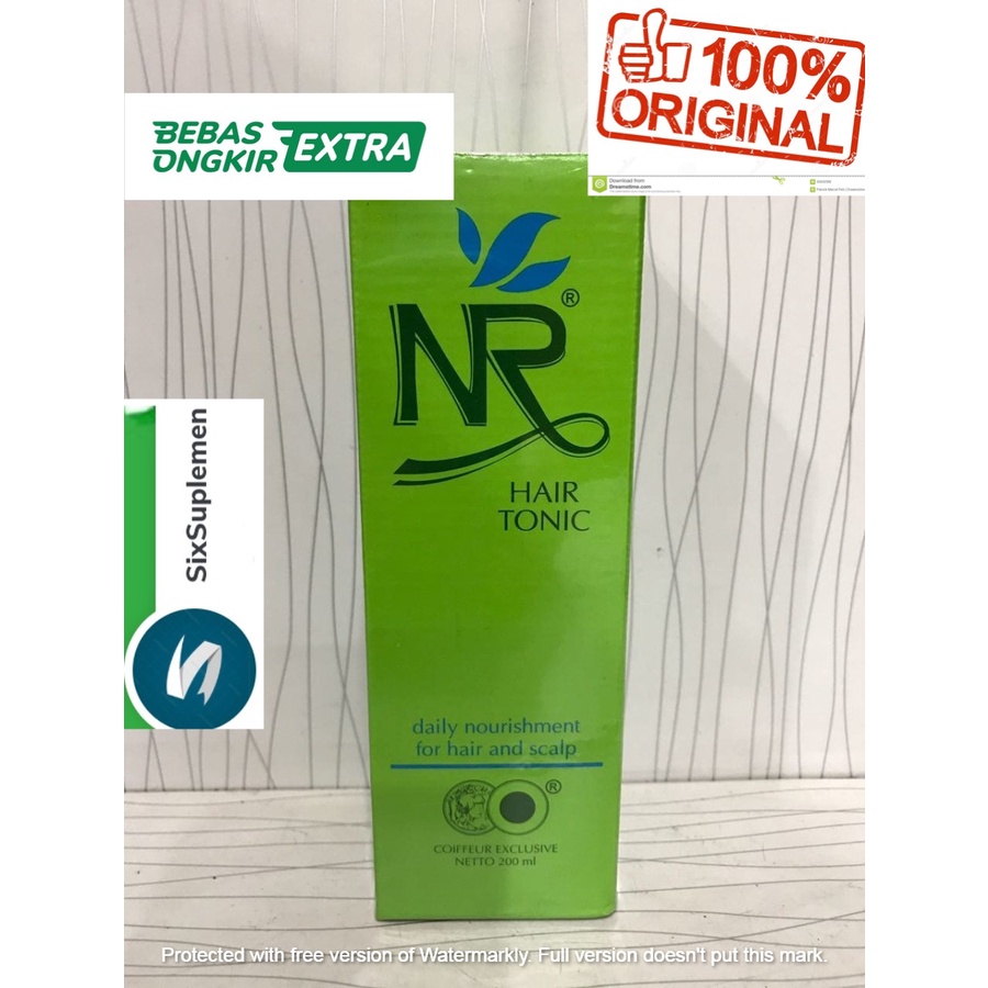 NR Hair tonic 200ml perawatan rambut rontok (Botol Panjang)