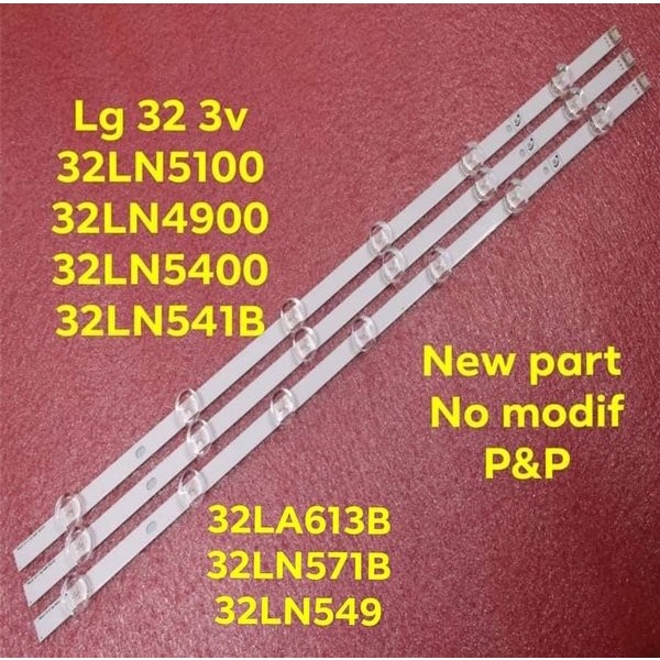 lampu led BL backlight 32LN5100 32LN4900 32LN541B 32LN5400