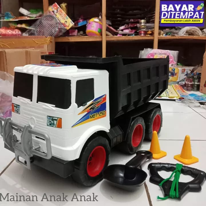 Mainan Mobil Truck MBT Truk Kontruksi Pengangkut Pasir - Mainan Mobil Truk