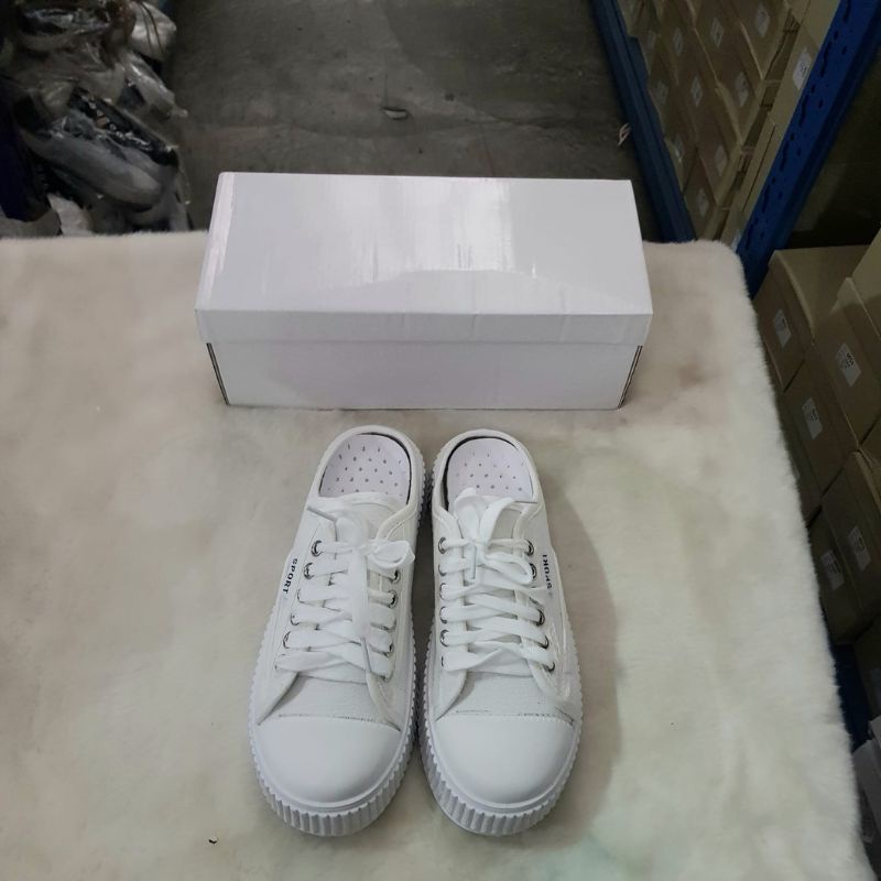 [✅BISA COD] 20554 Sandal Wanita Import KV Slip On VIRAL 2021 2022