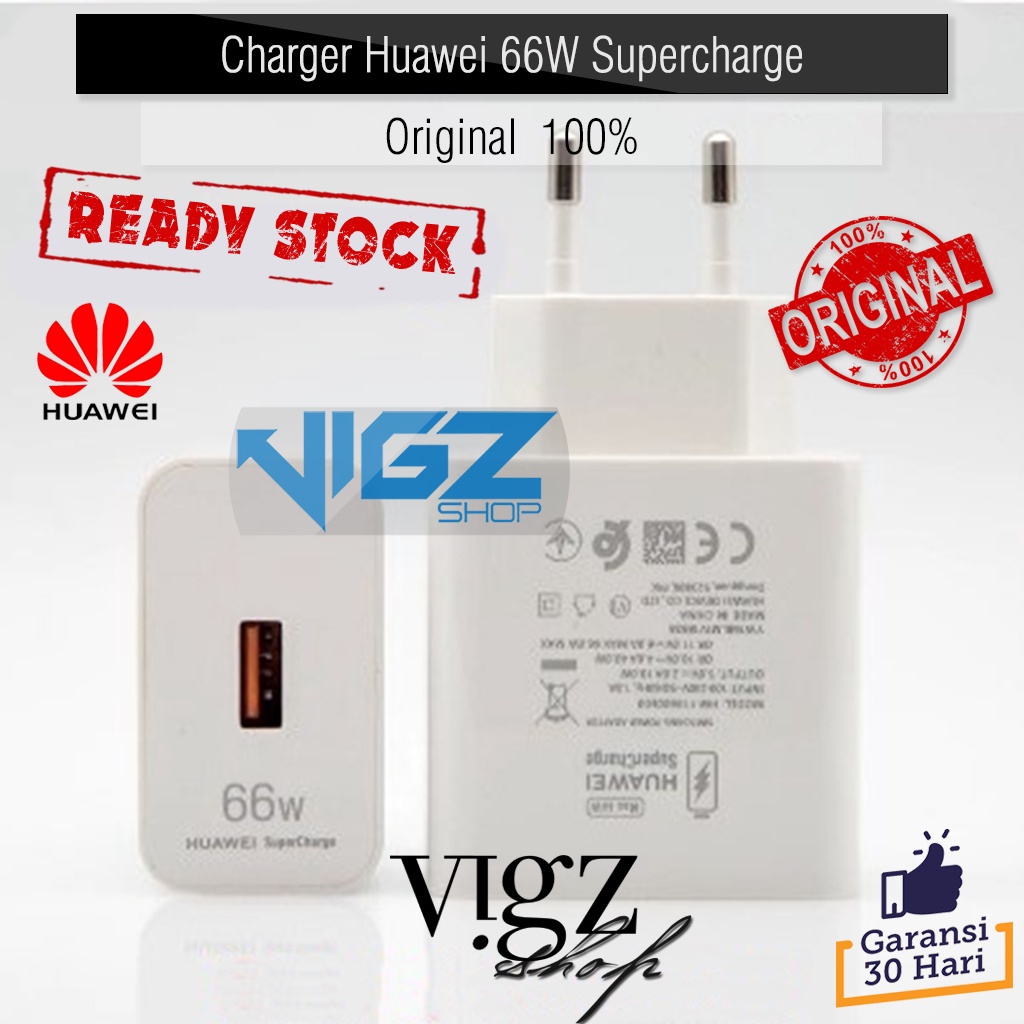 HUAWEI Adapter Adaptor Charger 66W Supercharge Nova 8 5G Nova 9 P50 P50 Pro Nova 8i Mate 40 pro Original 100%