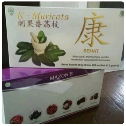 Paket Terapi Herbal Mazon B Dan K-muricata, Kmuricata & Mazon B