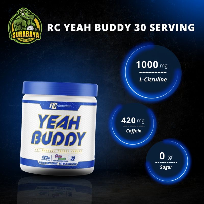 Jual Rc Yeah Buddy 30 Serving Ronnie Coleman Signature Series Pre Workout Preworkout Pre Workout