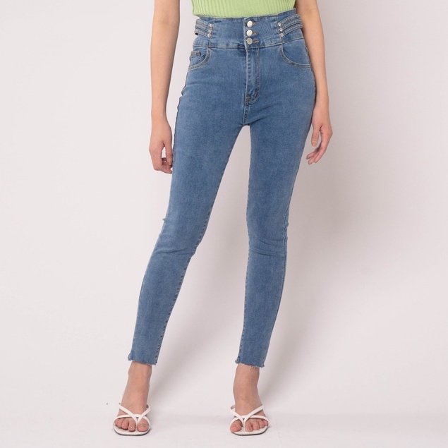 VIERLIN - Jeans 1130 1131 - HIGH WAIST SKINNY JEANS