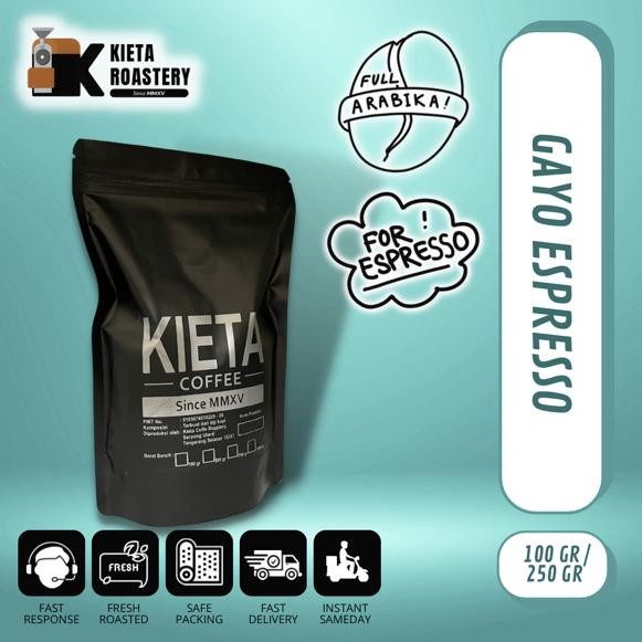 

BAYAR DITEMPAT Biji Kopi Arabika Gayo Espresso 250gr /KOPI RUBE/KOPI SLB/KOPI KAPAL API/KOPI RUBE