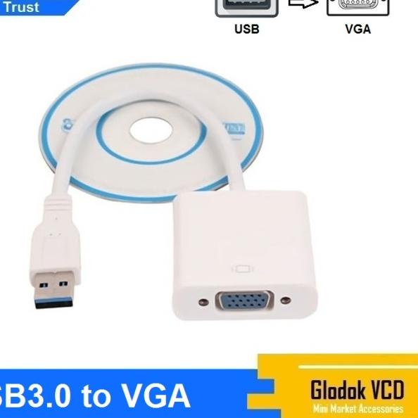 NYK Converter USB 3.0 to VGA - Putih