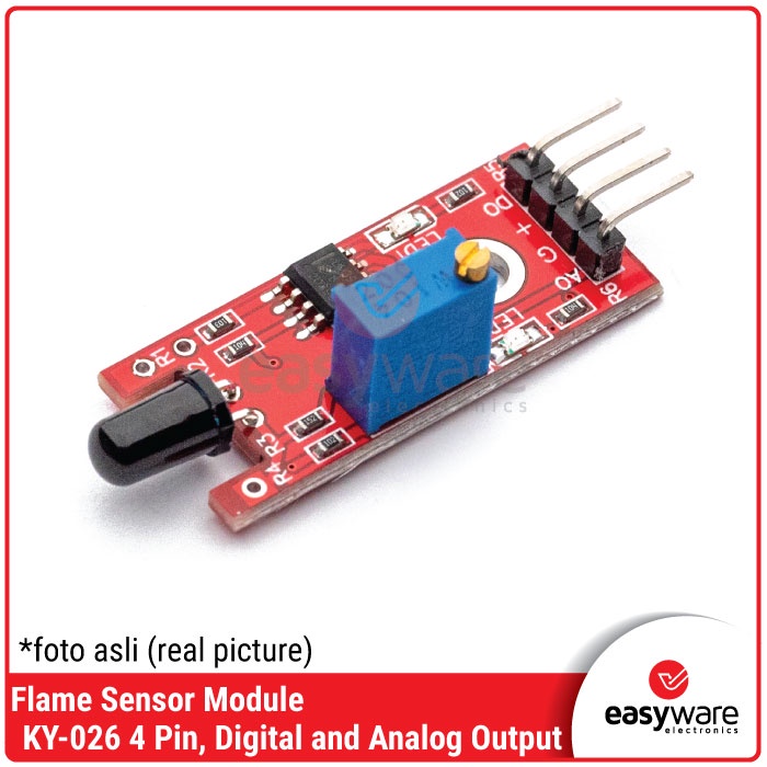 KY-026 Flame Sensor Module 4 Pin Sensor Api Module 4P KY 026