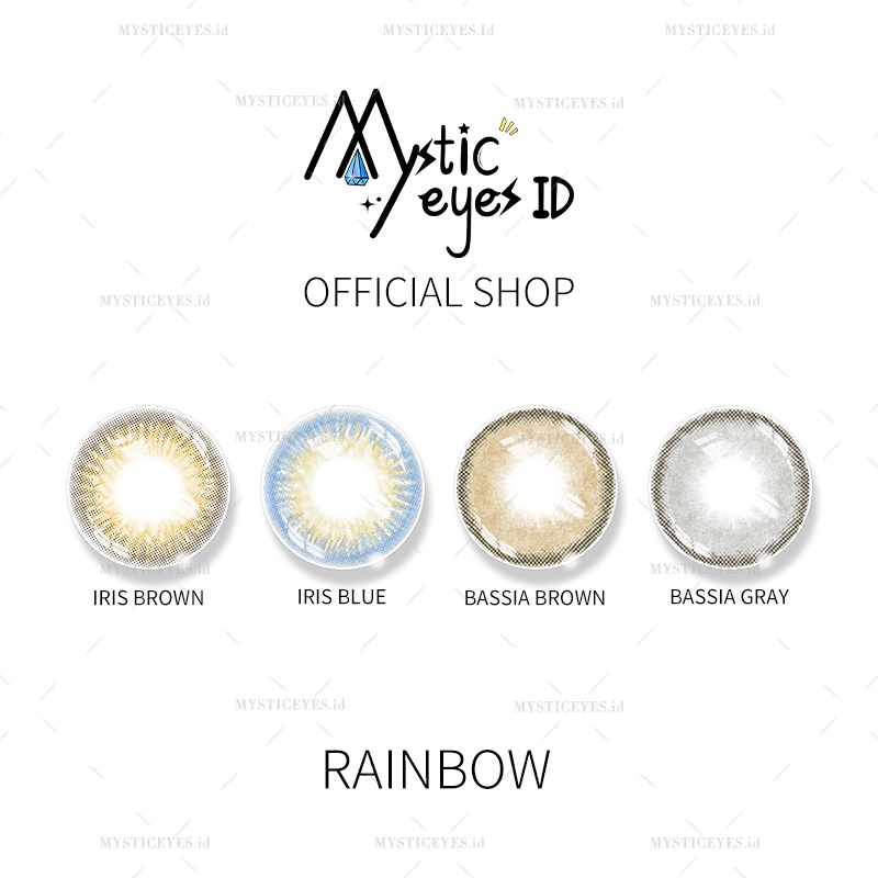 [✅COD] MYSTICEYES SOFTLENS RAINBOW SERI 14MM (NORMAL)