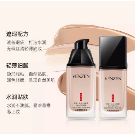 VEZE Concealer Liquid Foundation`CJR 3 WARNA