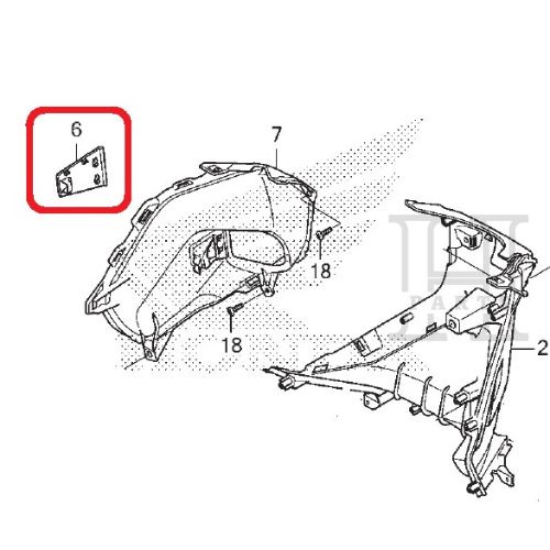 COVER TUTUP KUNCI DARURAT LID SMART EMG ADV 150 ADV 160 81137-K0W-N00ZB ASLI ORIGINAL AHM HGP HONDA