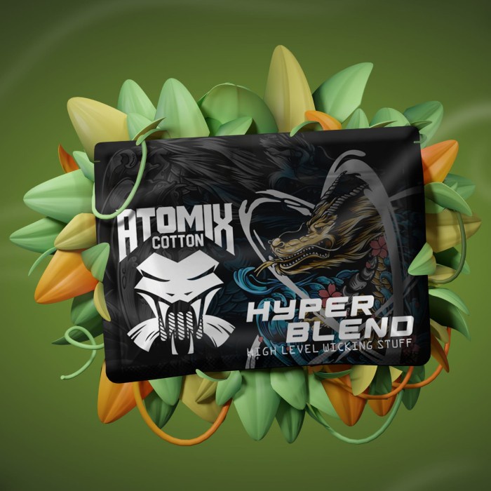 KAPAS KECANTIKAN ATOMIXX HYPER BLEND HITAM TEBAL