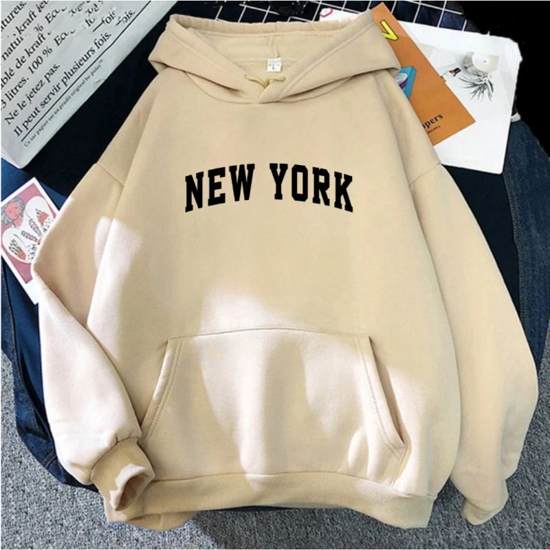 Hoodie Jumper Pria Wanita Dewasa NEW YORK