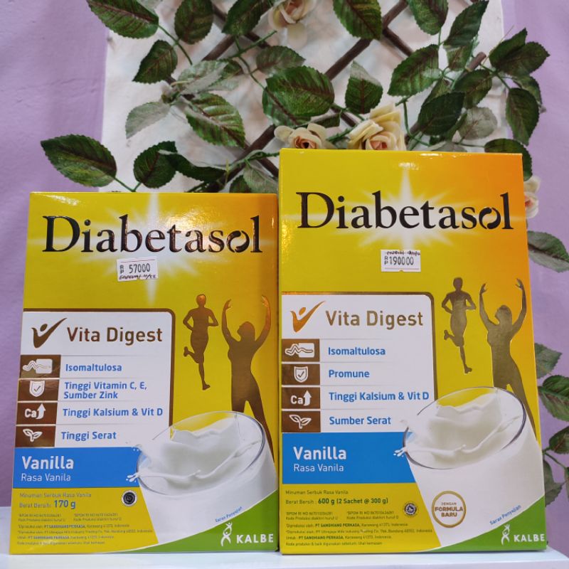 

Diabetasol Vita Digest Pro Susu Rasa Vanilla