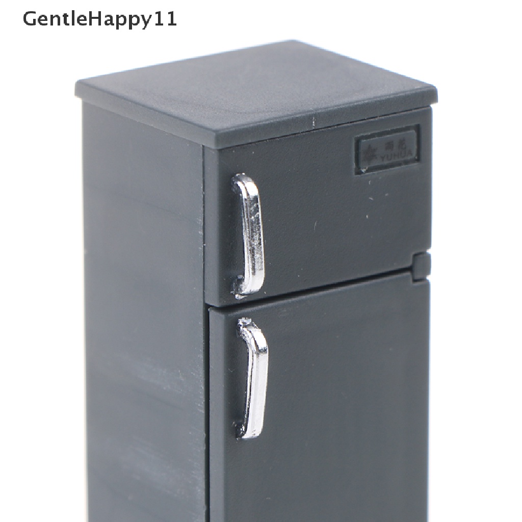 Gentlehappy 1pcs Perlengkapan Rumah Boneka model Kulkas Plastik Warna mini id