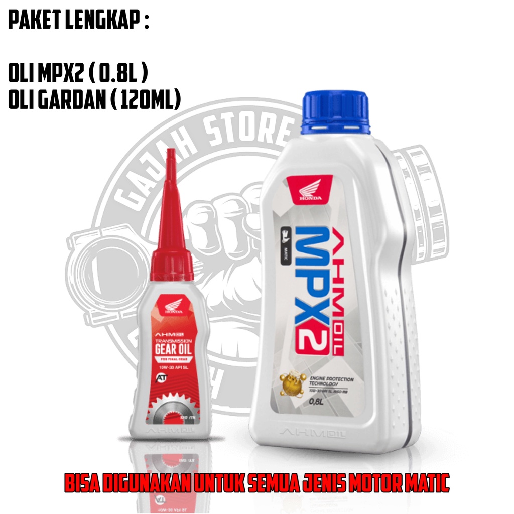 PAKET LENGKAP OLI MPX2 &amp; OLI GARDAN 100% ORIGINAL