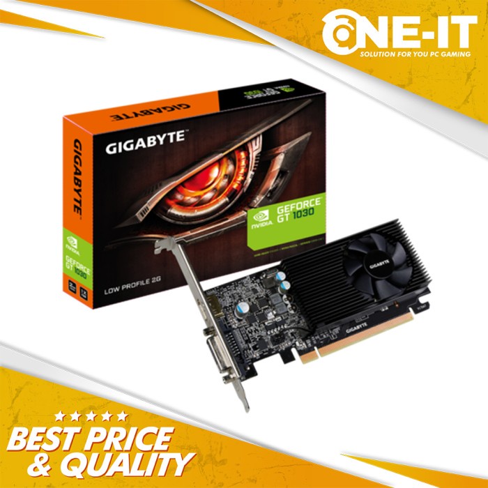 VGA Gigabyte GT 1030 LP 2GB GDDR5 DDR5 Low Profile GT1030