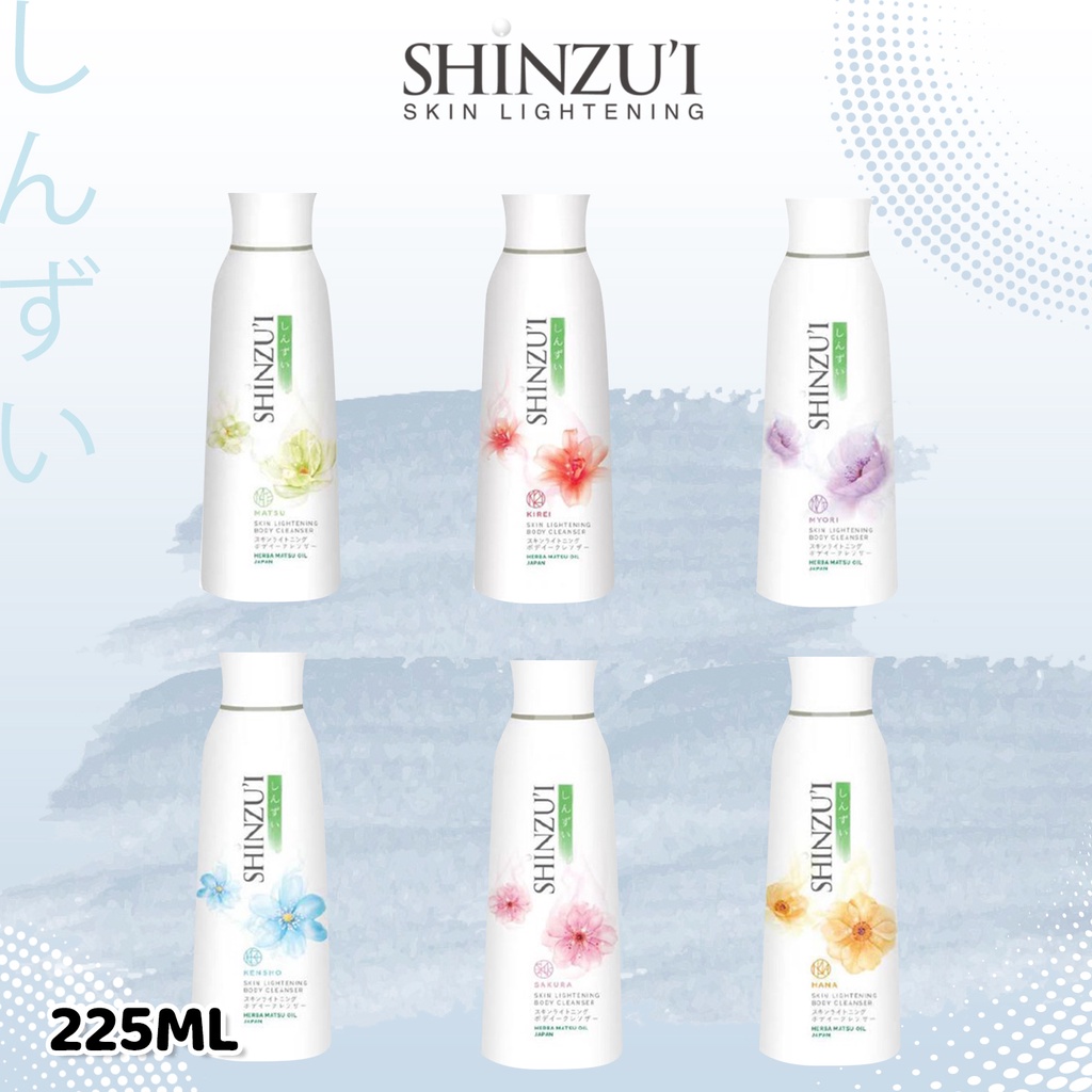 SHINZUI SABUN CAIR / BODY CLEANSER 225ML BOTOL ( HANA / KENSHO / KIREI / MATSU / MAYORI / SAKURA )