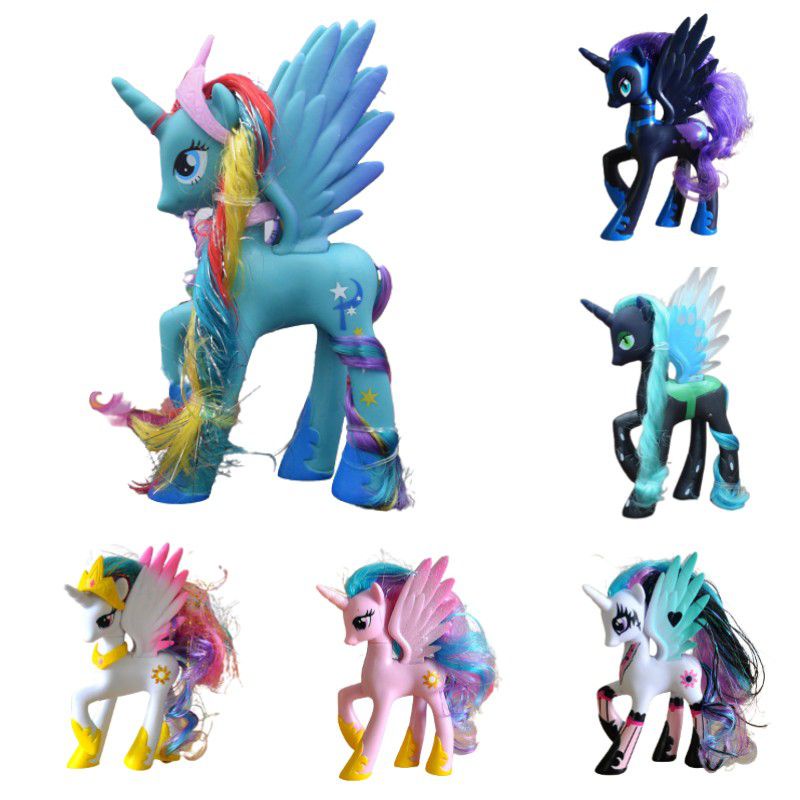 Topper Kue Figure My Little Pony Sculpted Untuk Penggemar Persahabatan Dan Ajaib