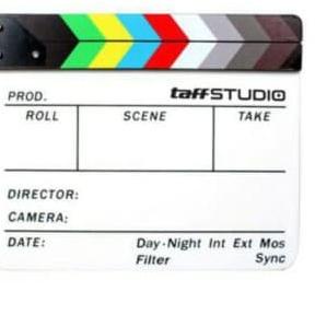 

Profesional Clapper Board Colorful Acrylic - White