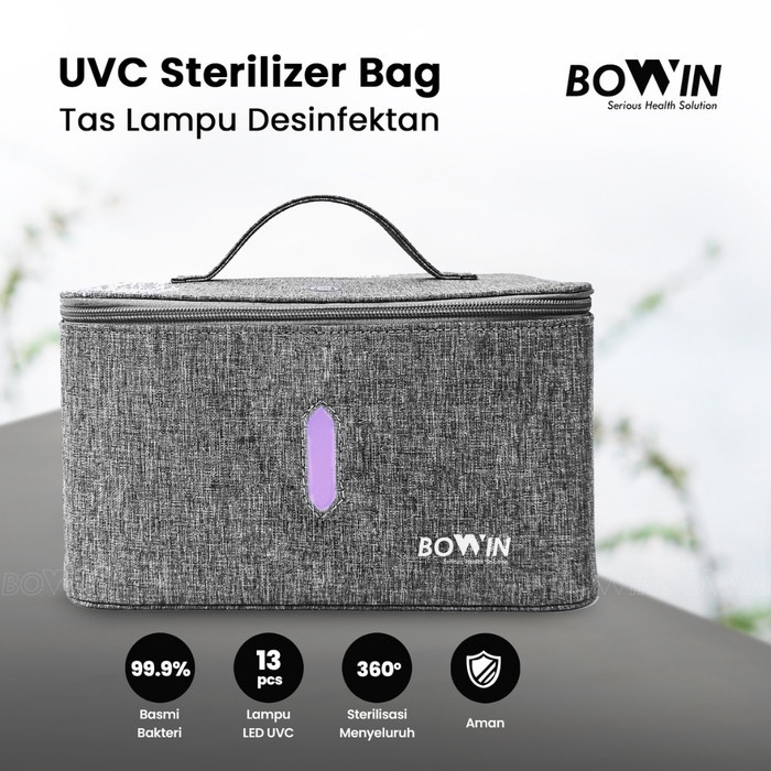 Alat Makan Bowin Tas Uvc Sterilizer (Box Lampu Desinfeksi Bakteri, Kuman, Virus)