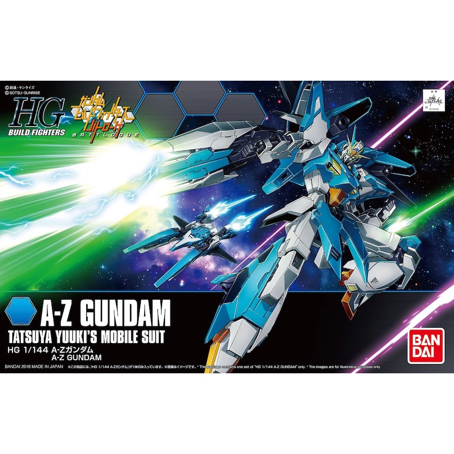 HG 1/144 HGBF A-Z Gundam Tatsuya Yuuki Gundam Build Fighther Original Bandai