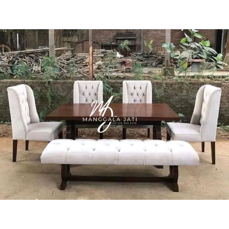 SET MEJA MAKAN SOFA