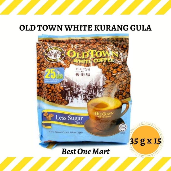 

OLD TOWN WHITE COFFEE LESS SUGAR KOPI OLD TOWN KURANG GULA 525 G
