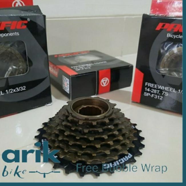 Free Wheel Sprocket Sproket Gir Belakang Sepeda 7 Speed PACIFIC ULIR