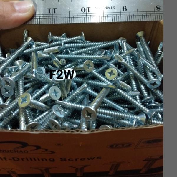 SEKRUP SDS FH (+) 8x50 HANGCHAO SKRUP ROOFING BAJA RINGAN SDS #8X50