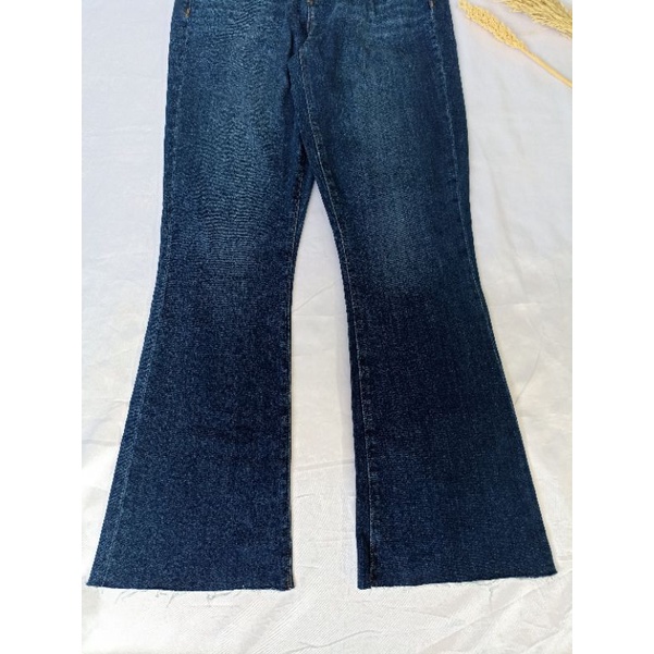 L*FT HIGHWAIST CELANA JEANS KICK CROP WANITA-ORIGINAL