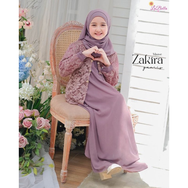 LABELLA - Zaina Dress - Zakira dress gamis pesta anak perempuan (4-12th)