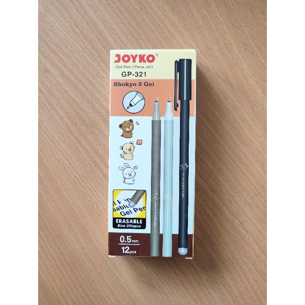 

RB Pulpen Gel Bisa Dihapus Joyko GP-321 Shokyo 3 Erasabel ( 1 Pack / 12 Pcs )