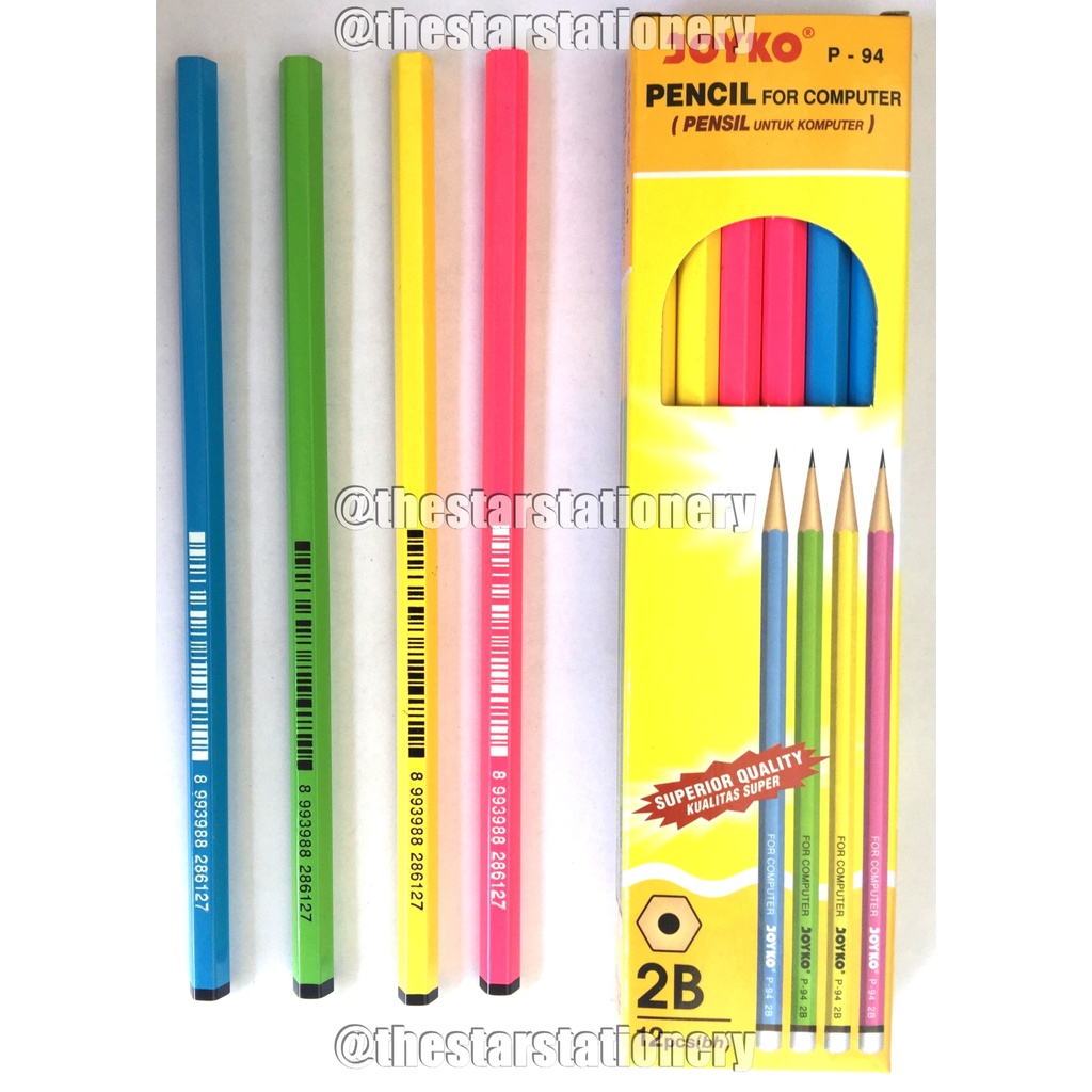 

(1 Biji) Pensil Joyko 2B P-94 / Pensil Joyko 2B P-94 (1 Biji)
