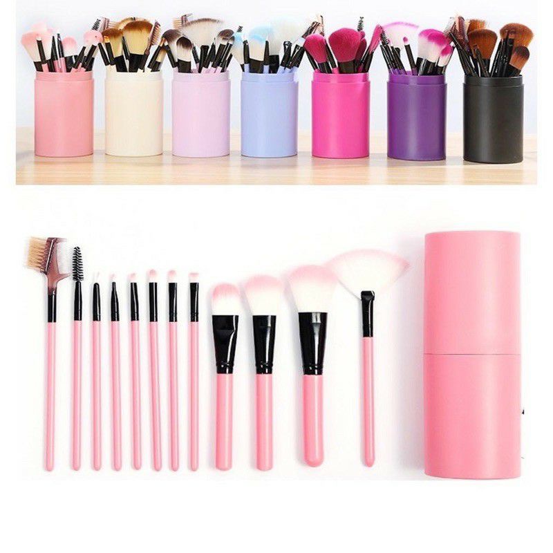 Kuas Make Up 12 in 1 + Tabung Warna