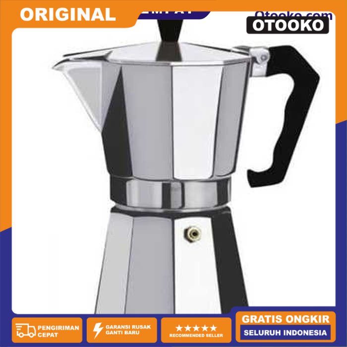 Teko Coffee maker Mesin espresso Moka pot Mesin kopi 300ml 6 Cups 112