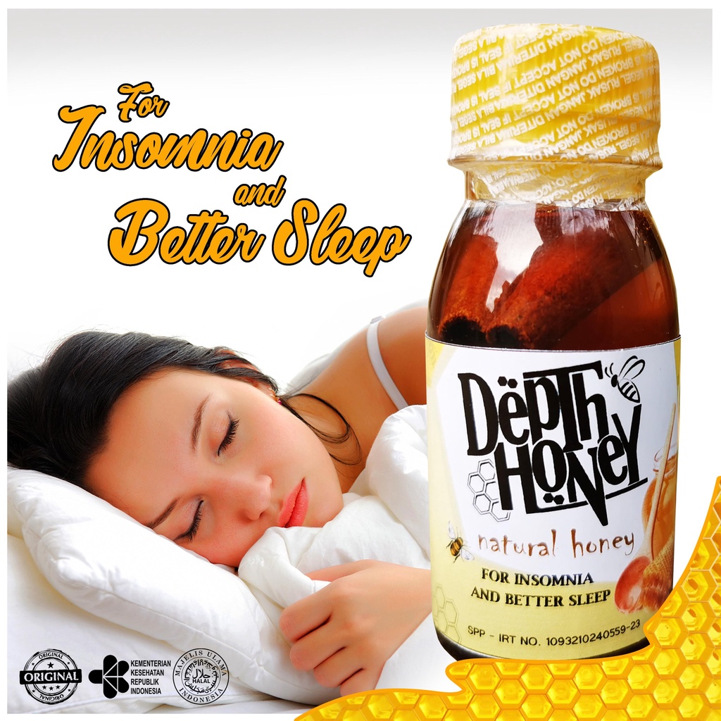 madu herbal atasi susah sulit tidur insomnia alami depth honey deep sleep