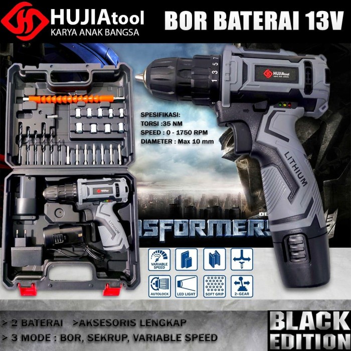 Bor Cordless Makita Impact Drill Baterai Tanpa Kabel Dewalt Jld Hujia Cod